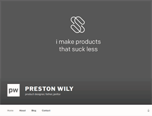Tablet Screenshot of prestonwily.com